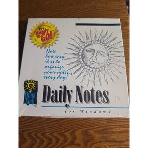 Daily Notes - By Think Tank, Vintage Computer software for Win 3.1 or Higher.